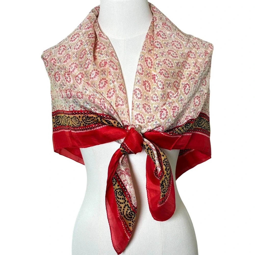 Bandhani 100% Pure Silk 40